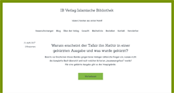 Desktop Screenshot of ibverlag.de
